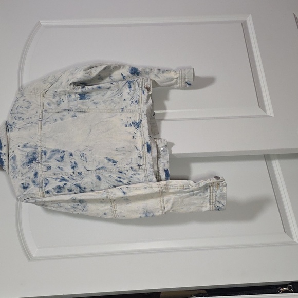 Free People Blue Tie-Dye Jean Jacket - Picture 9 of 10